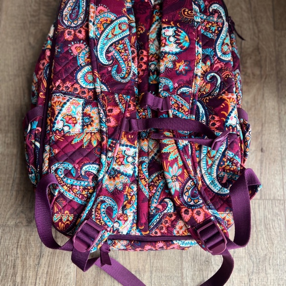 Vera Bradley Campus Laptop Backpack - Very Berry Paisley  display picture 2